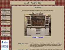 Tablet Screenshot of loveyourshelf.com